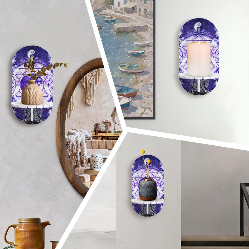 Katerina's Dragon's Eye Magickal Awakening Meditations Wall Mounted Candle Holder | Ships from USA