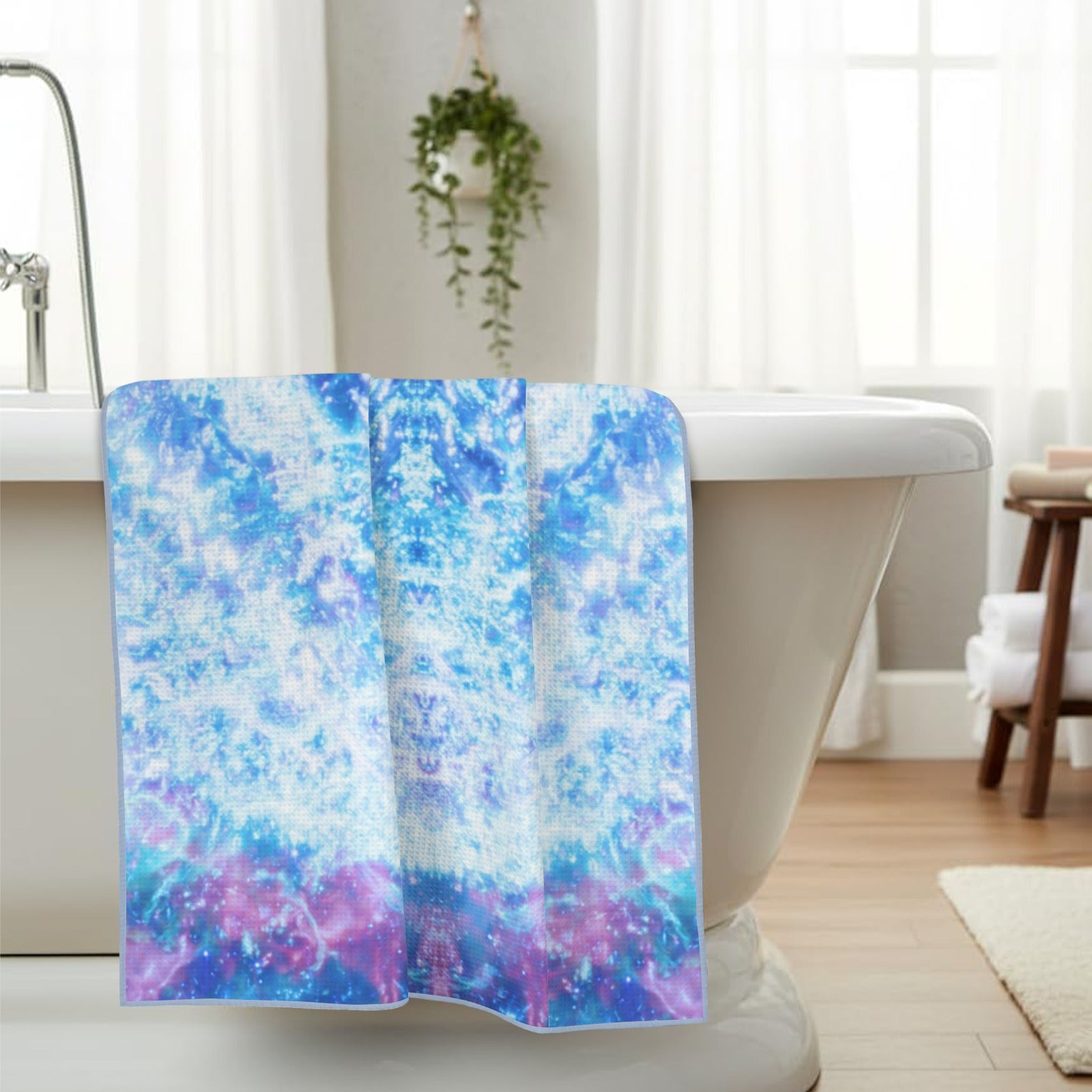 Katerina's Kamar-Taj Desires Waffle Weave Bath Towel 29" x 58" | Ships from USA