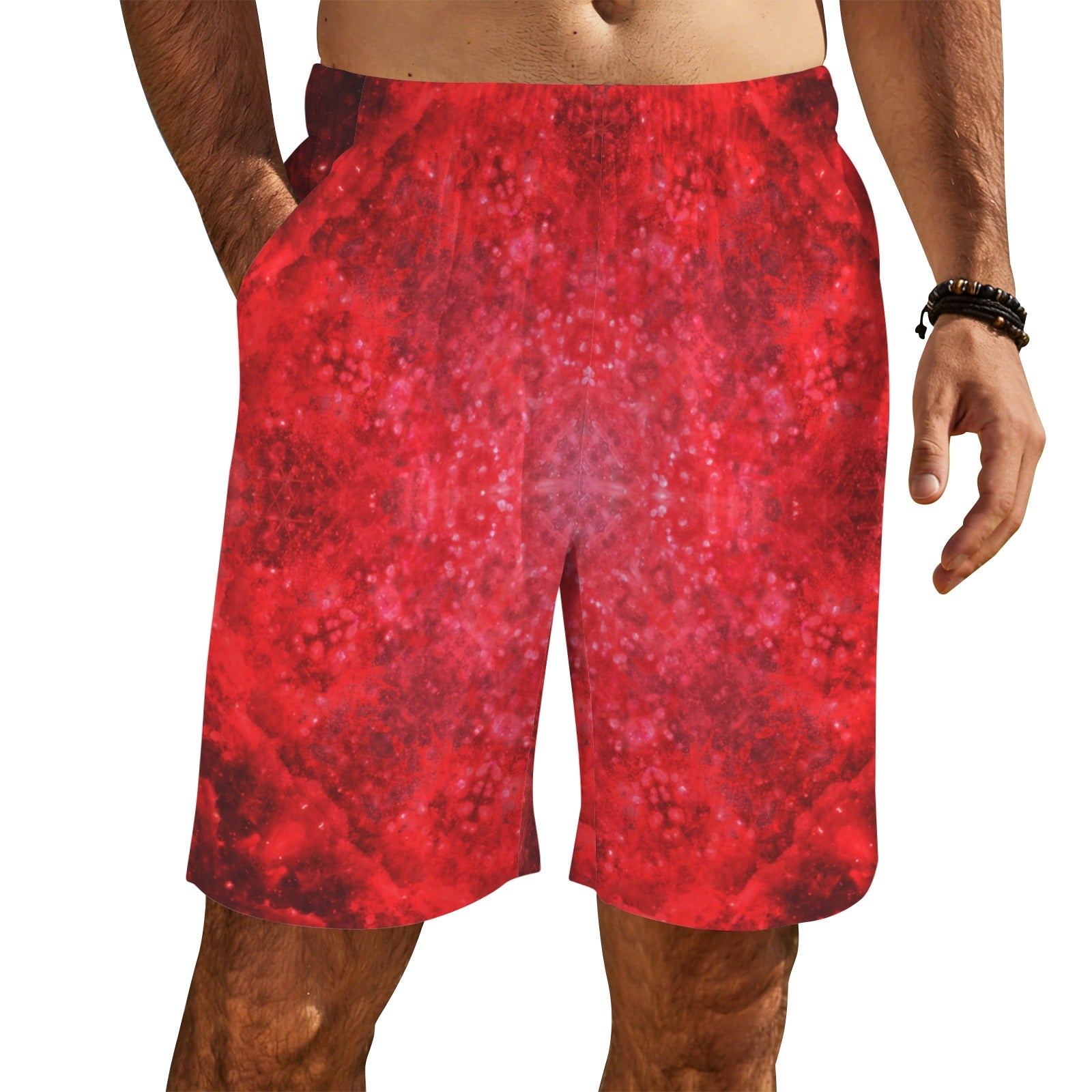Katerina's as Alive as You Want Me Desires Men's All Over Print Beach Shorts (Sets 26) | Ships from USA