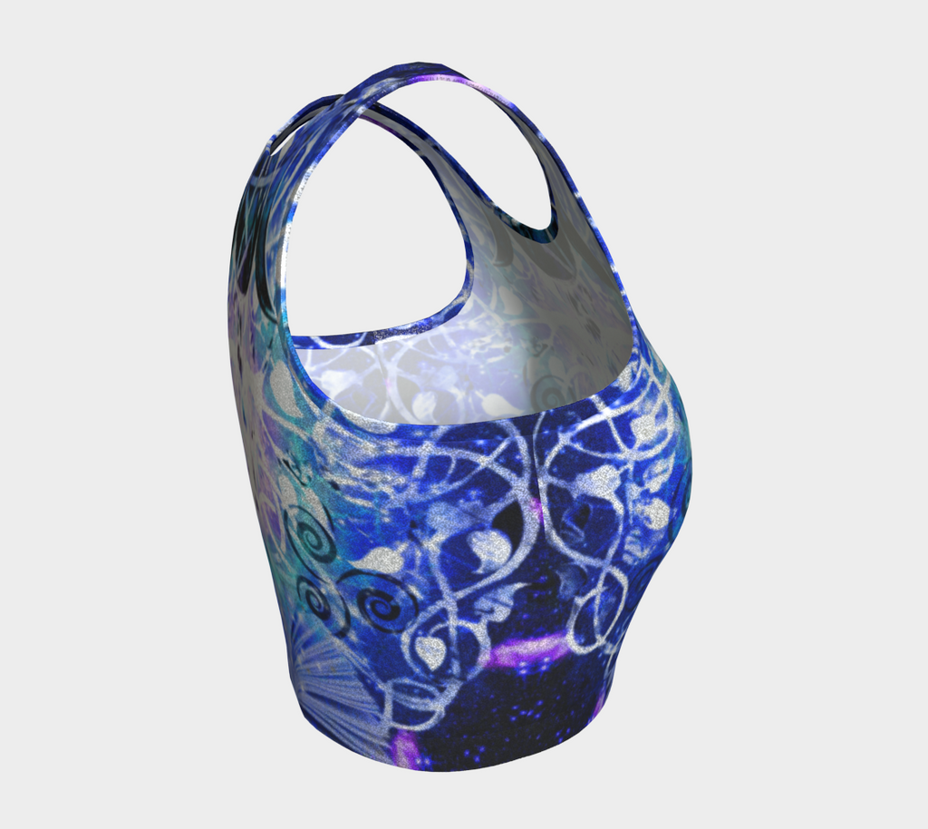 Amen Jin's Katerina's Eros & Psyche Celtic Meditations Athletic Crop Top
