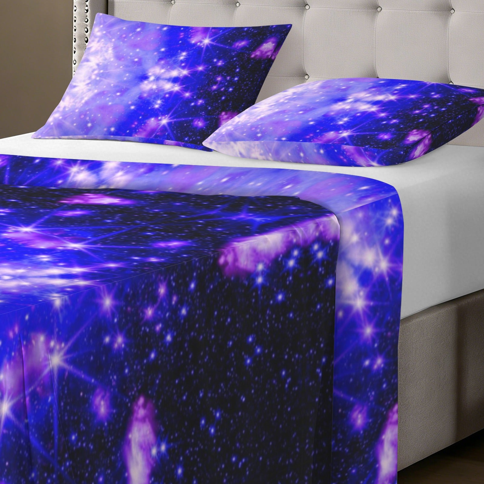 Katerina's Psyche Desires 3-Piece Bedding Set (Bed Sheet + Pillowcases)  | Ships from USA