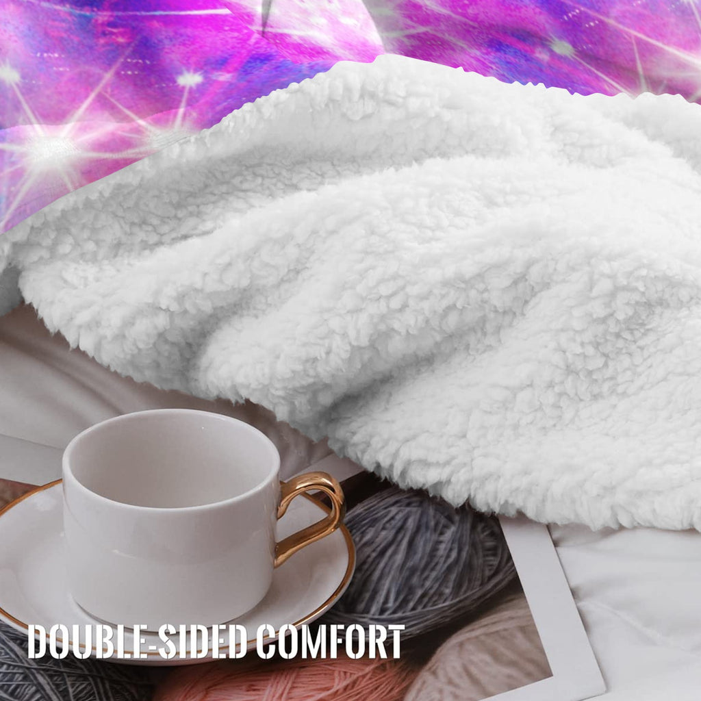 Katerina's Dreams of Angels Desires Sherpa Fleece Blanket 30" x 40" | Ships from USA