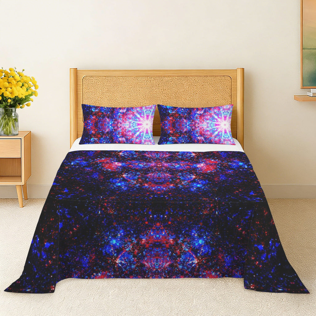 Katerina's Founder's Desires 3-Piece Bedding Set (Bed Sheet + Pillowcases)  | Ships from USA