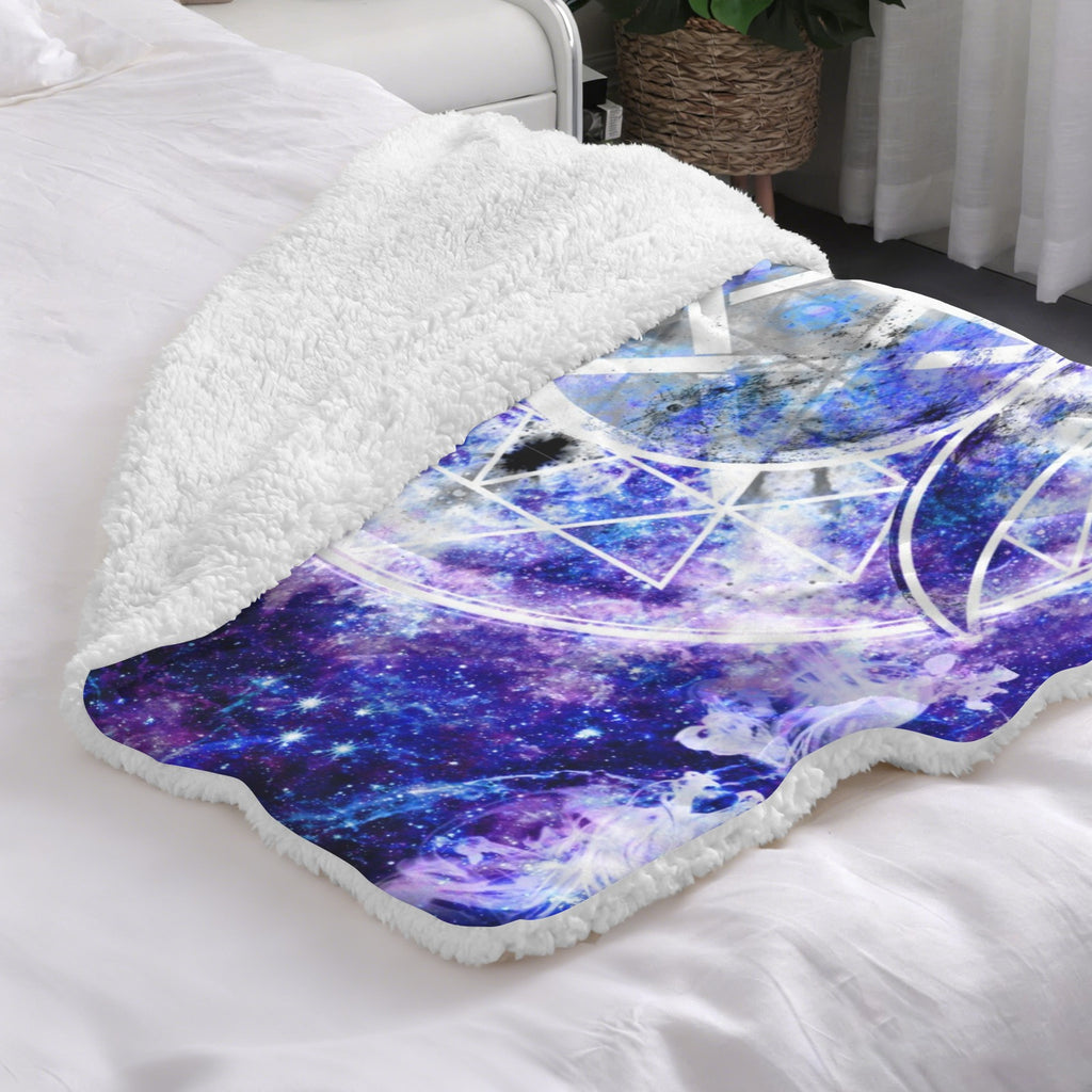 Amen Jin's Katerina's Eros & Psyche Dracularian Meditations Sherpa Fleece Blanket 30" x 40" | Ships from USA