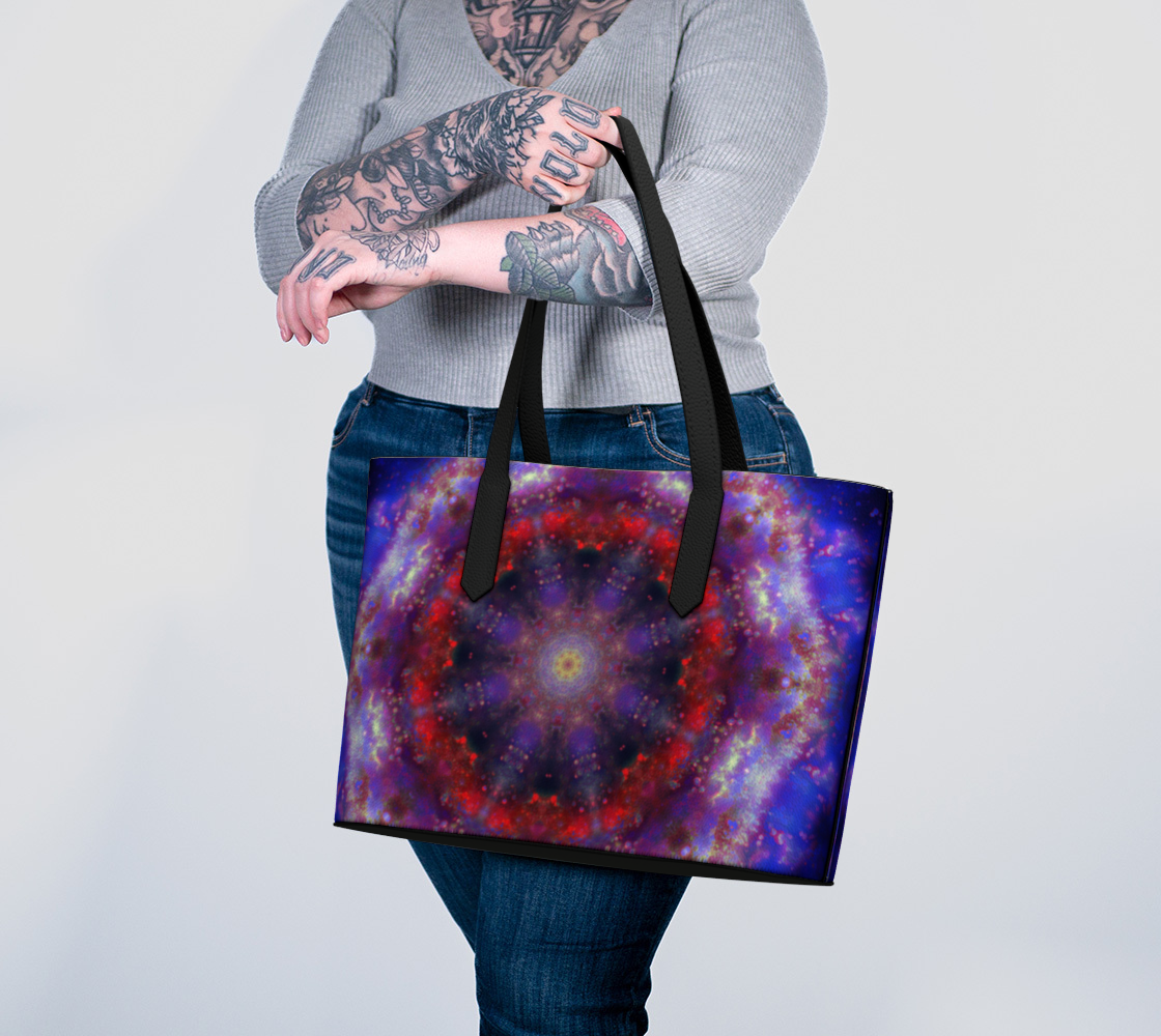Spirited Marie My Telescope Desires Vegan Leather Tote Bag