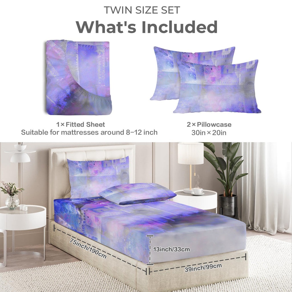 Katerina's I Will Come Again Translyvanian Desires Twin Bedding Set (Fitted Sheet + Pillowcases) | Ships from USA