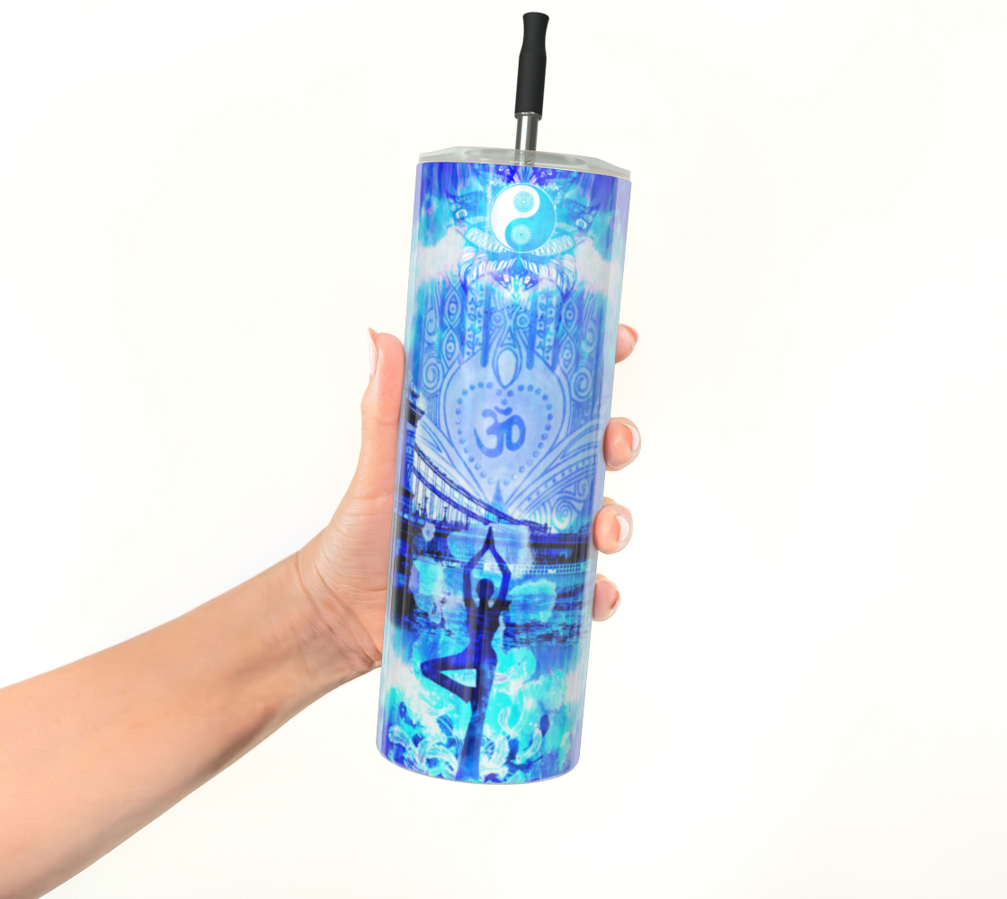 Amen Jin's Blue Sun Budapest Meditations Stainless Steel Tumbler
