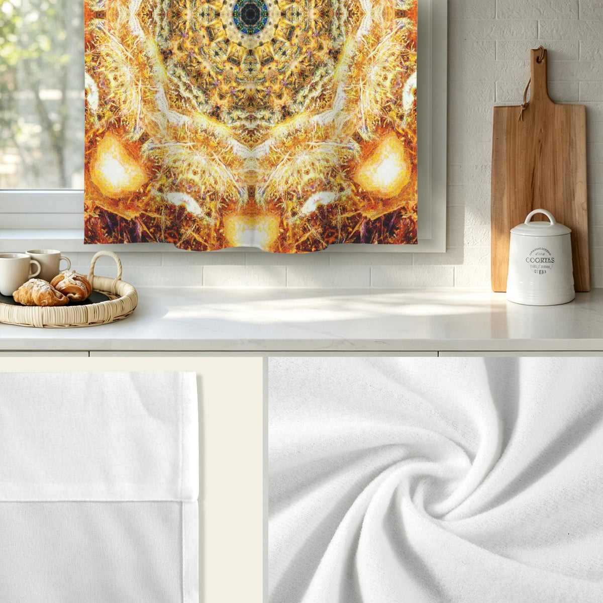 Katerina's Jupiter Desires Window Curtain 52" x 63" ( 1 Piece ) | Ships from USA