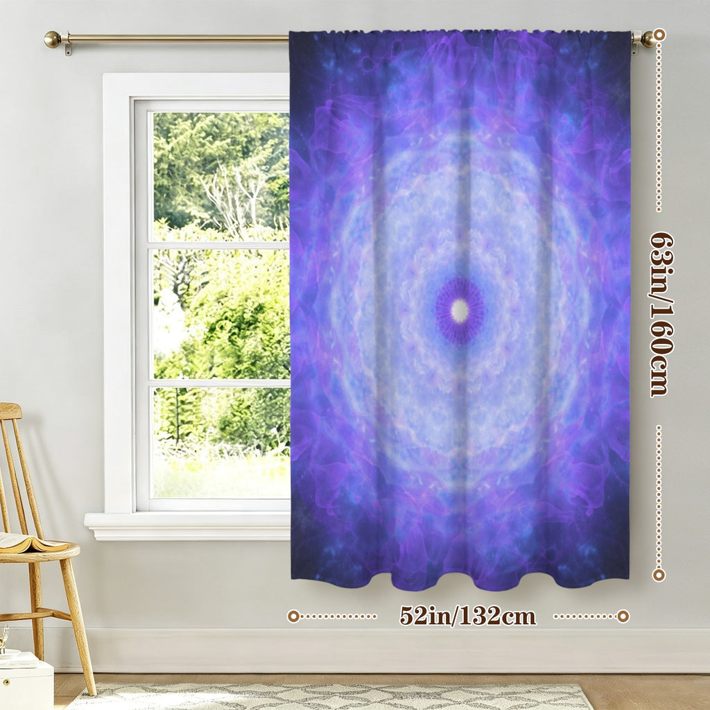 Katerina's Dragon Heart Desires Window Curtain 52" x 63" ( 1 Piece ) | Ships from USA