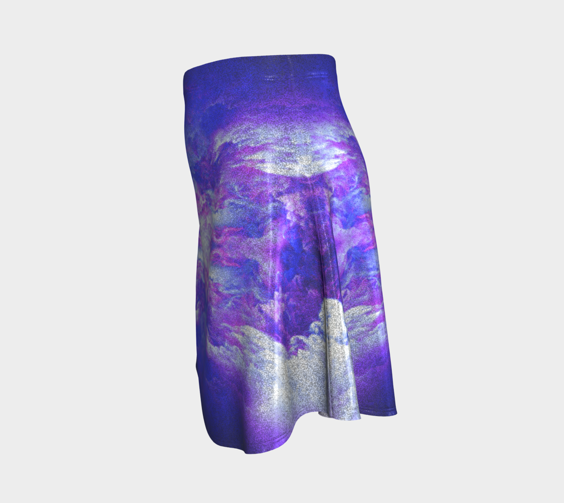Katerina's Periwinkle Desires Flared Skirt