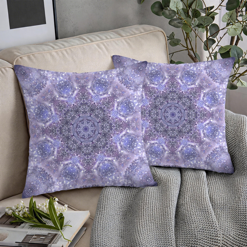 Katerina's Lilac Star Desires Custom Pillow Cases 18" x 18" (2-Pack) | Ships from USA