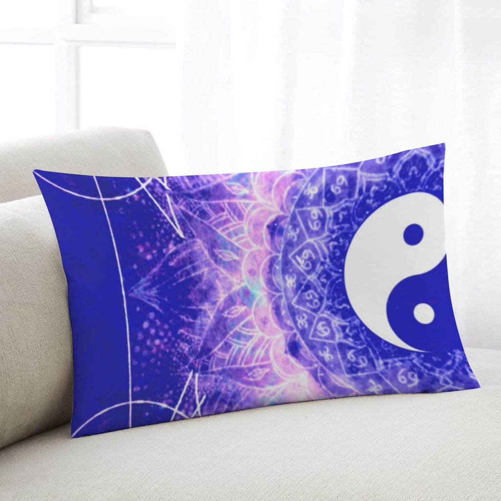 Katerina's Uncertainty in Time & Space Yin Yang Meditations Pillow Case 36" x 20"  | Ships from USA