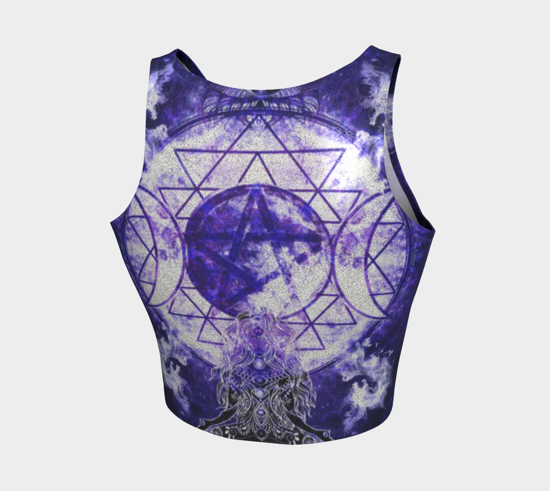 Katerina's Dragon's Eye Magickal Awakening Meditations Crop Top