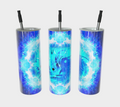 Amen Jin's Blue Sun Koi Meditations Stainless Steel Tumbler