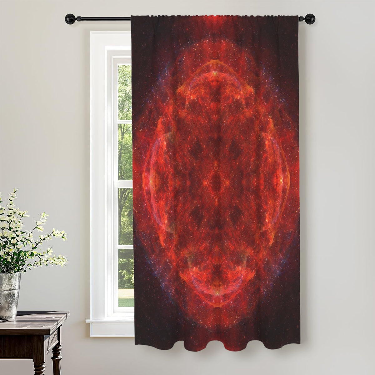 Katerina's Love & Hatred Desires Window Curtain 52" x 63" ( 1 Piece ) | Ships from USA