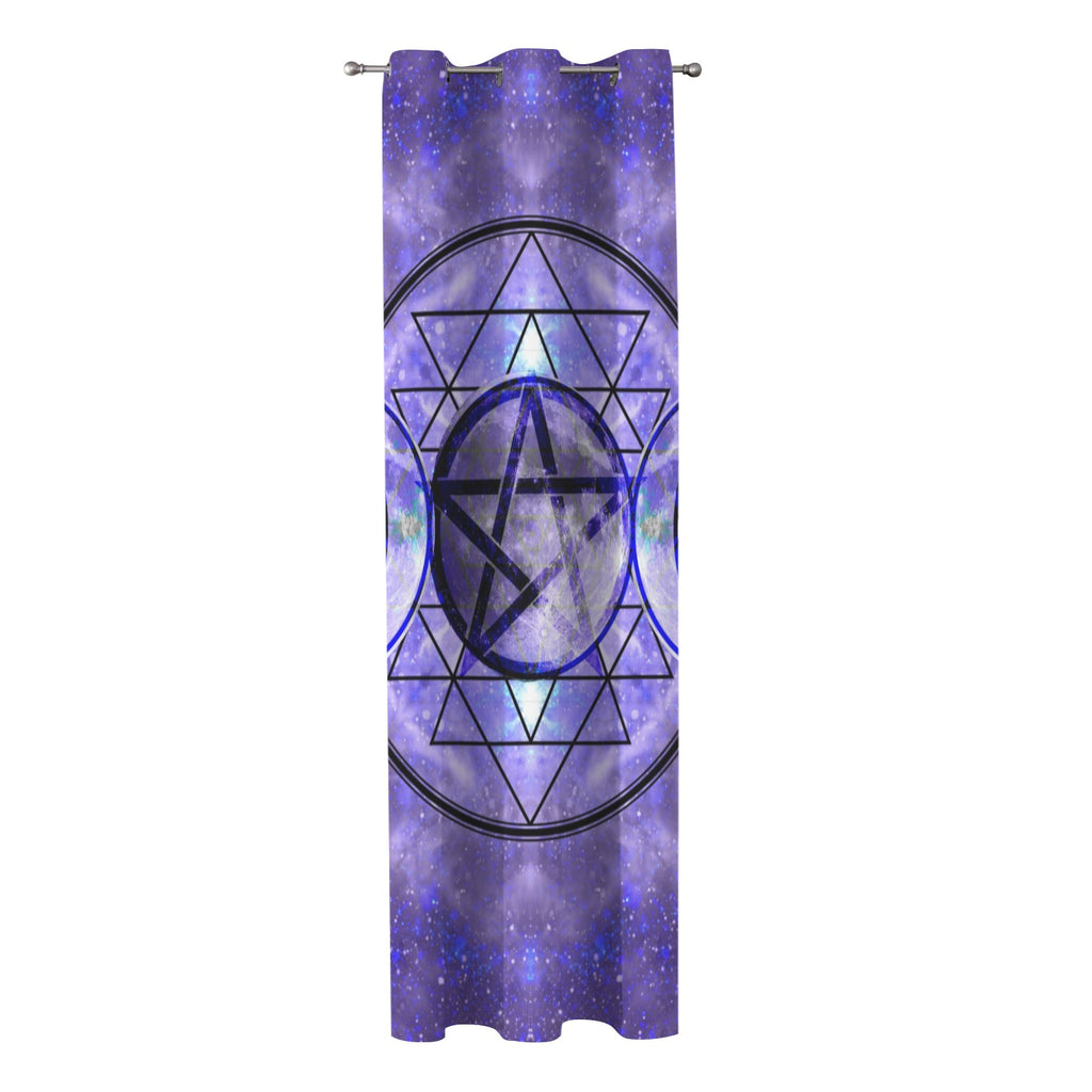 Katerina's Triple Goddess Magickal Desires Grommet Curtain 42" x 84" ( 1 Piece ) | Ships from USA