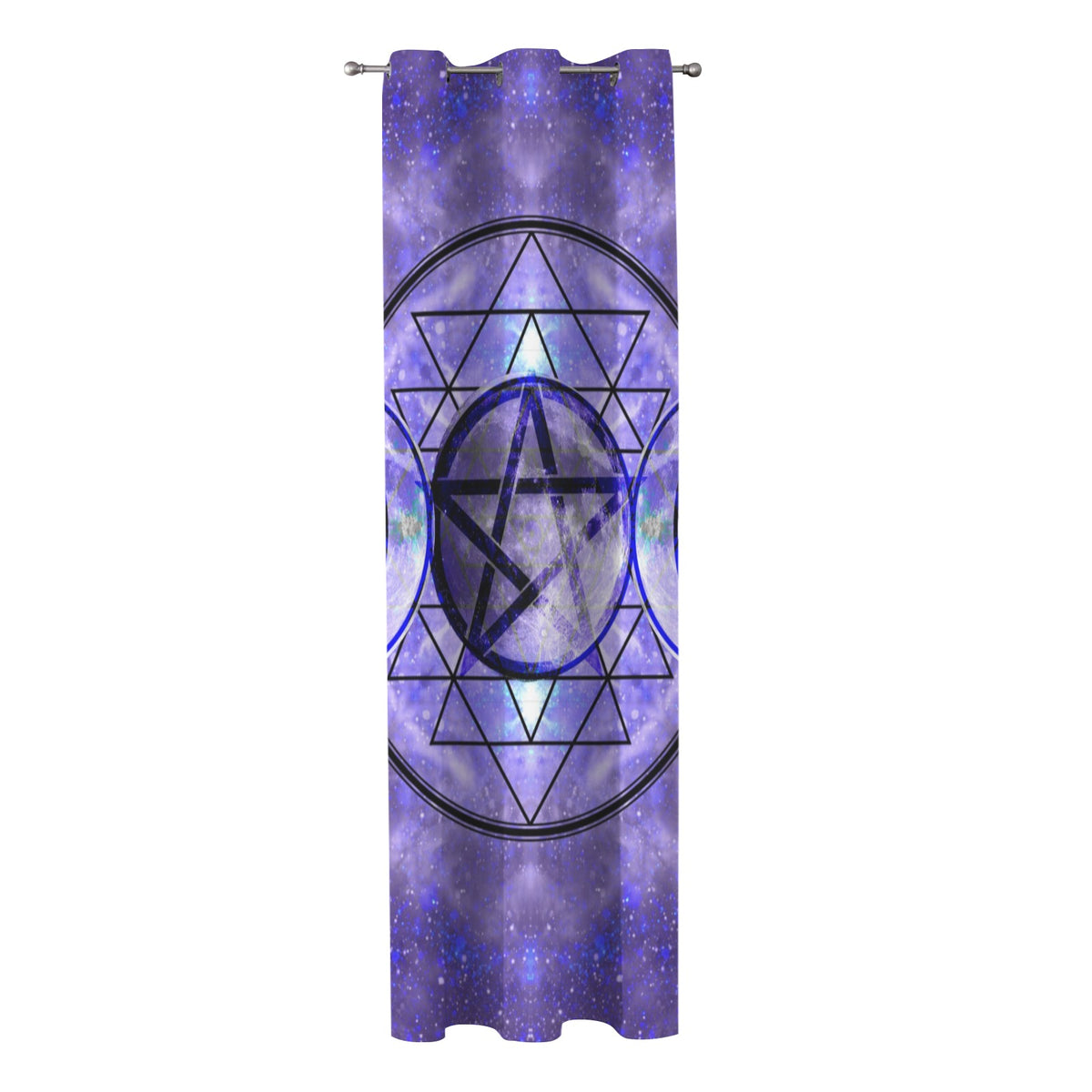Katerina's Triple Goddess Magickal Desires Grommet Curtain 42" x 84" ( 1 Piece ) | Ships from USA