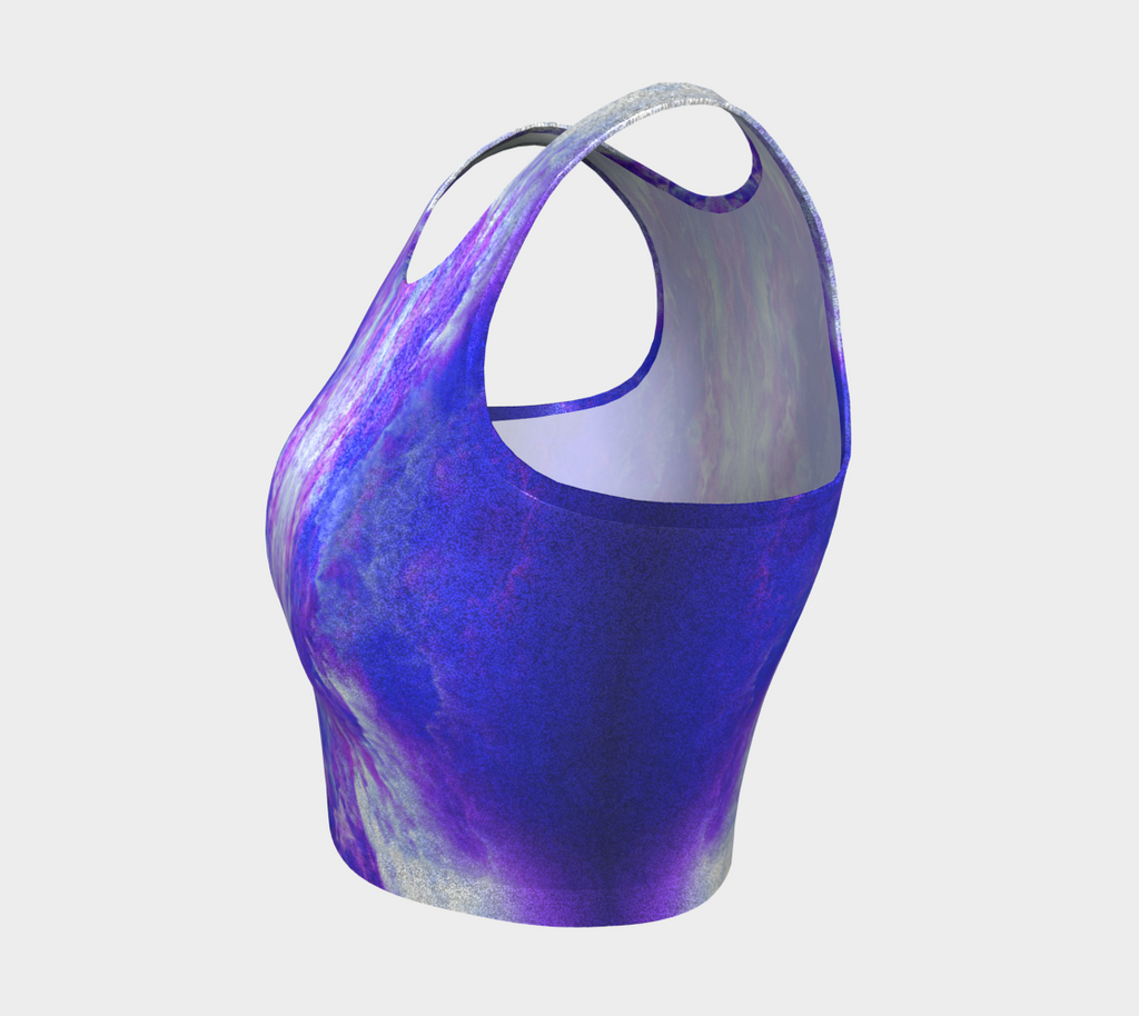 Katerina's Periwinkle Desires Athletic Crop Top