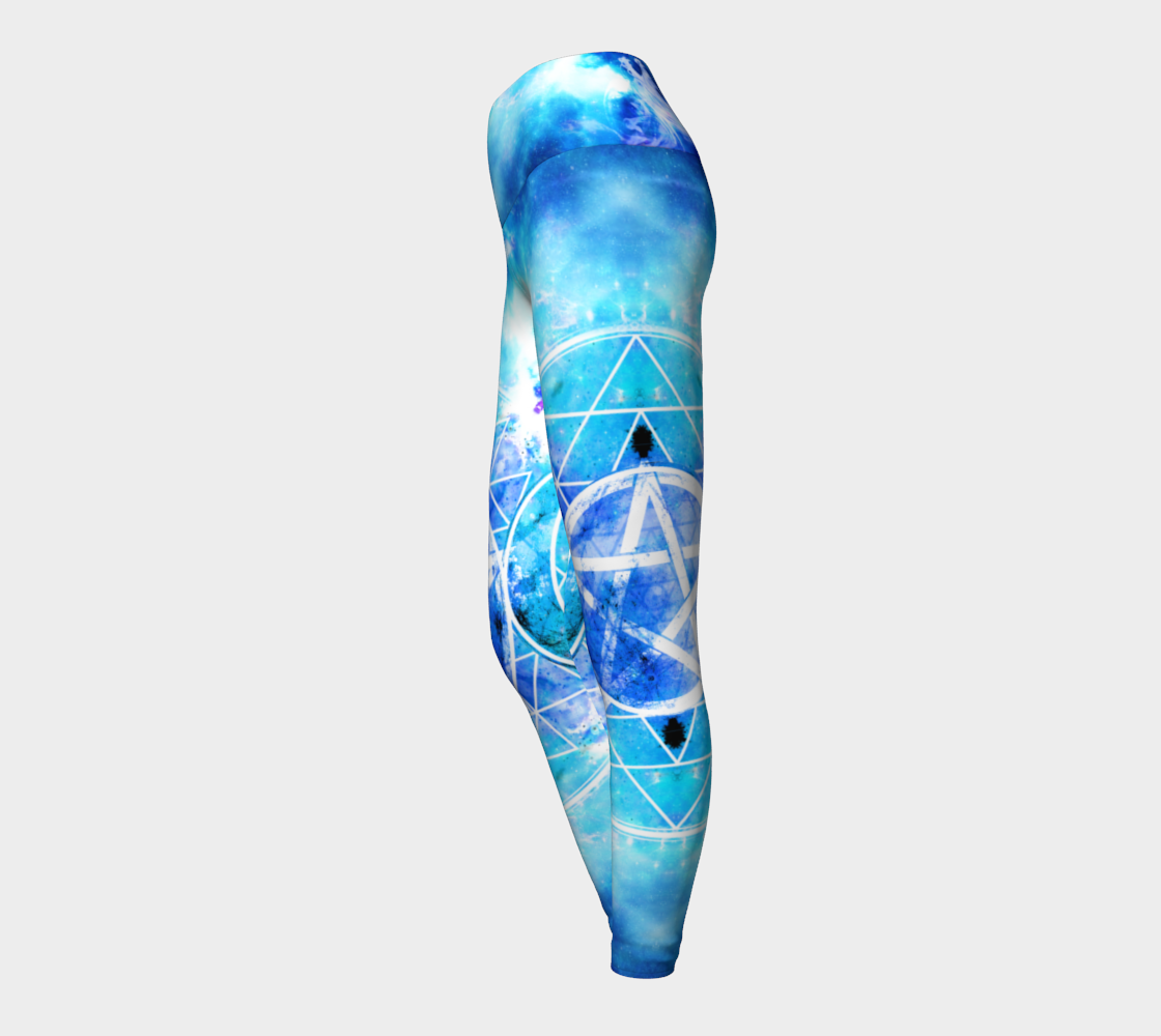 Amen Jin's Mandala of Dragon Fire Desires Triple Goddess Meditations Yoga Leggings