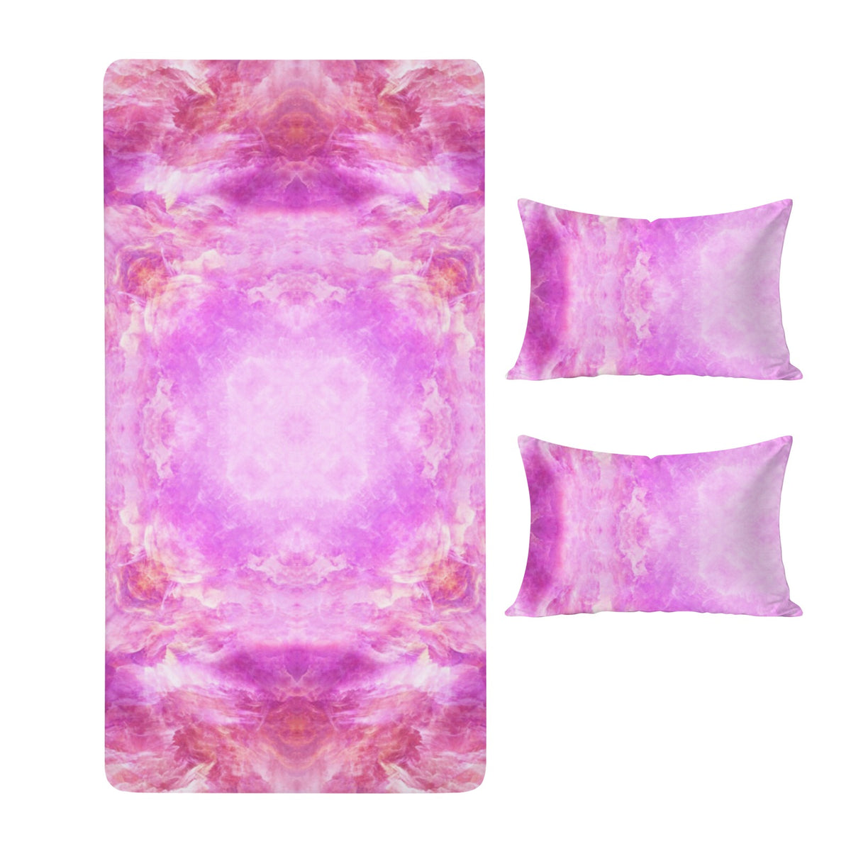 Katerina's Unconditional Desires Twin Bedding Set (Fitted Sheet + Pillowcases) | Ships from USA