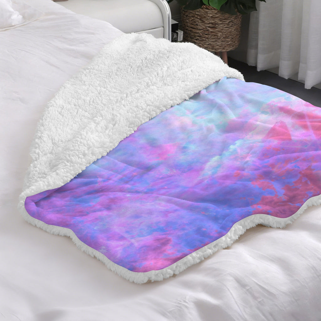 Katerina's Tomorrow Girl Desires Sherpa Fleece Blanket 30" x 40" | Ships from USA
