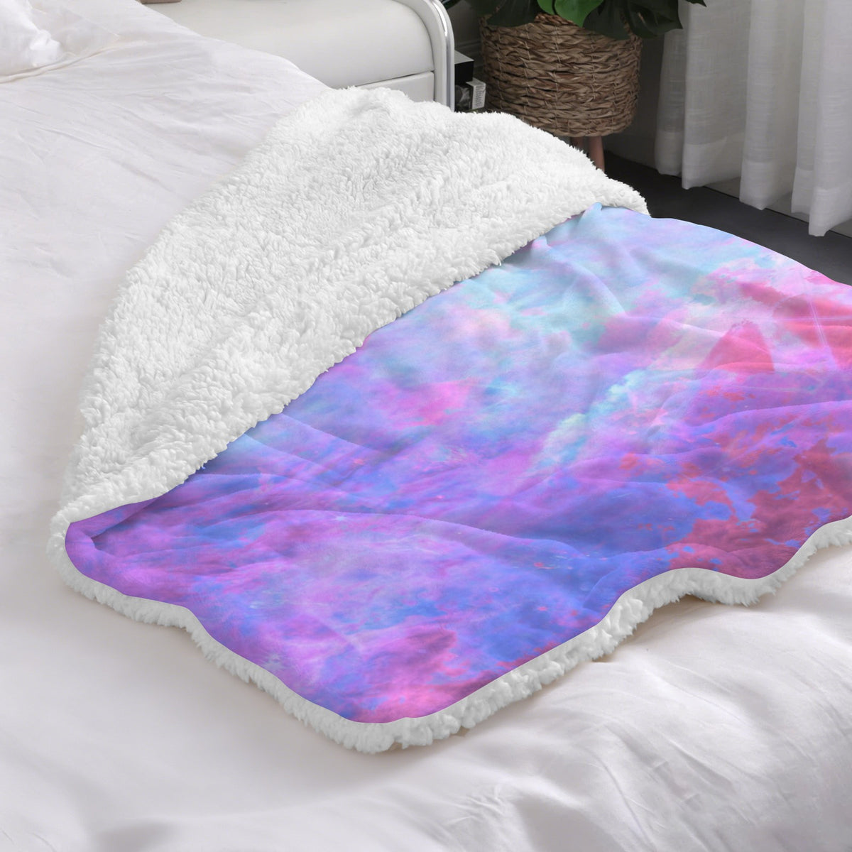 Katerina's Tomorrow Girl Desires Sherpa Fleece Blanket 30" x 40" | Ships from USA