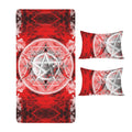 Katerina's Waiting for Hello Triple Goddess Meditations Twin Bedding Set (Fitted Sheet + Pillowcases) | Ships from USA