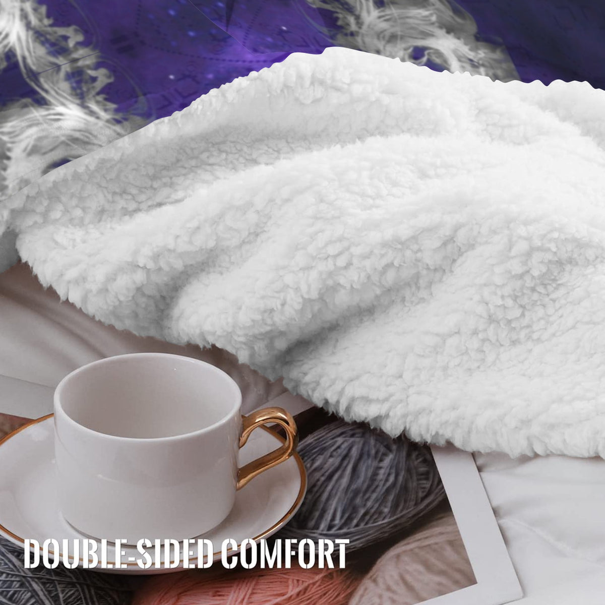 Katerina's We Will Go Home Desires Dragoness Dreams Sherpa Fleece Blanket 60" x 80" | Ships from USA