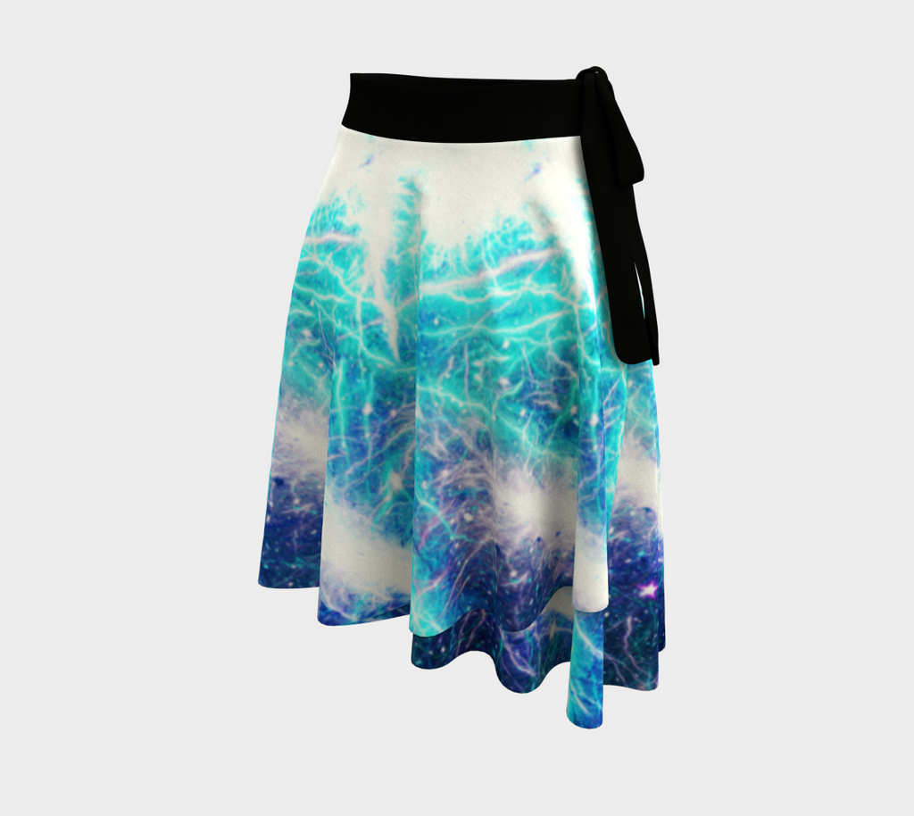 Katerina's Mandala of Electric Dragon Fire Desires Desires Wrap Skirt