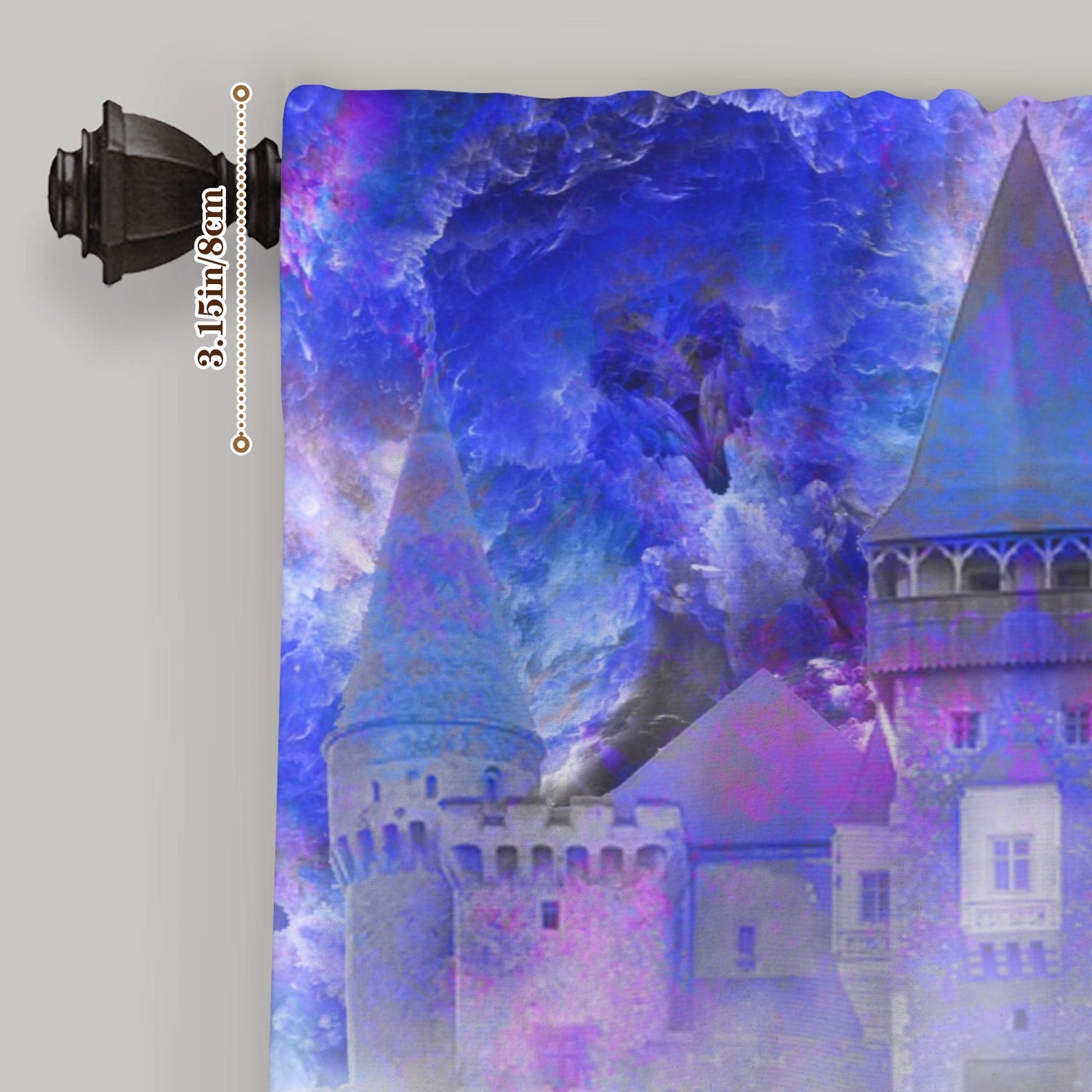 Katerina's I Will Come Again Translyvanian Desires Window Curtain 27.6" x 39.4" ( 1 Piece ) | Ships from USA
