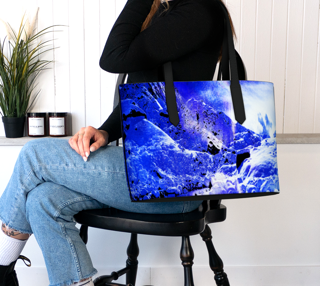 Yule Night Dreams Vegan Leather Tote