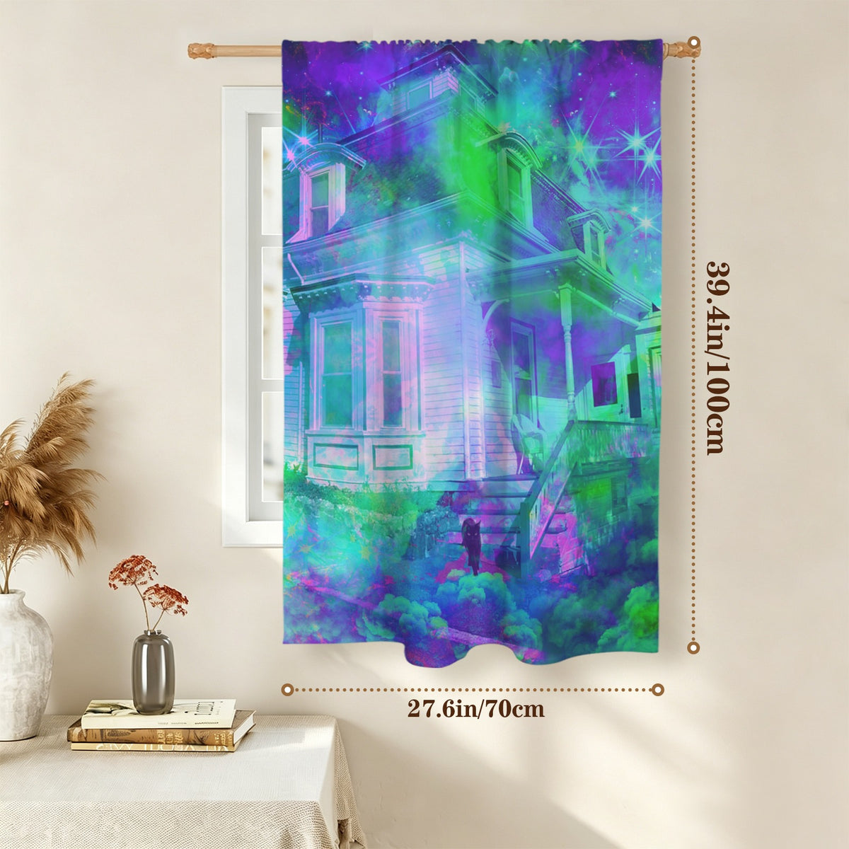 Katerina's Now & Forever  Hocus Pocus Desires Window Curtain 27.6" x 39.4" ( 1 Piece ) | Ships from USA