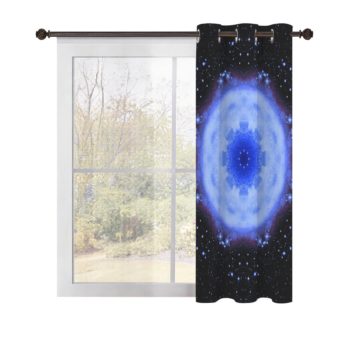 Katerina's Halo Desires Grommet Curtain 42" x 63" ( 1 Piece ) | Ships from USA