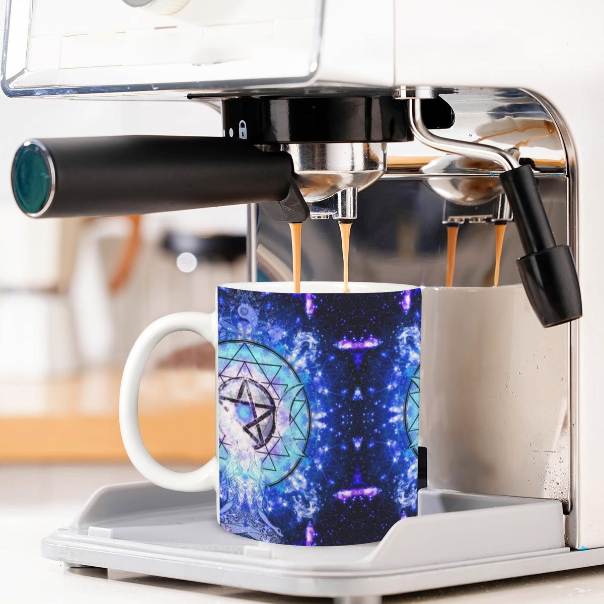 Amen Jin's Katerina's Eros & Psyche Magickal Awakening Meditations Custom White Mug(11OZ)(Set of 2) | Ships from USA