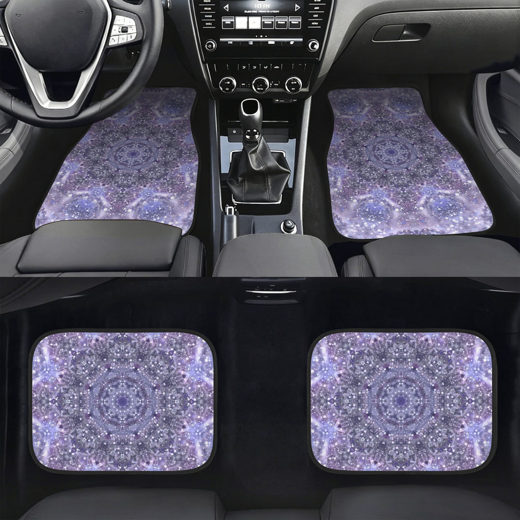 Katerina's Lilac Star Desires 4-Piece Car Floor Mats （Customized Separately）| Ships from USA