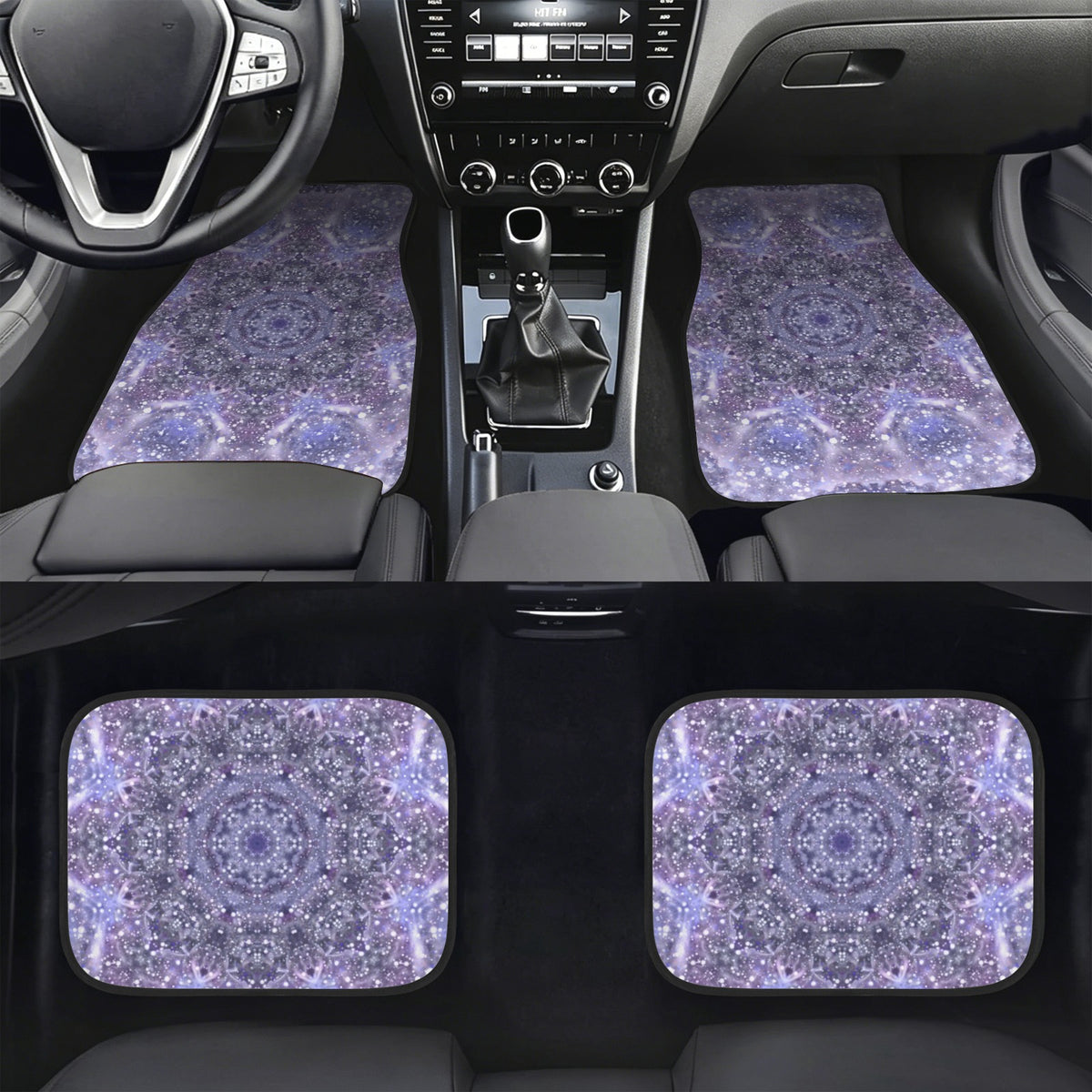Katerina's Lilac Star Desires 4-Piece Car Floor Mats （Customized Separately）| Ships from USA