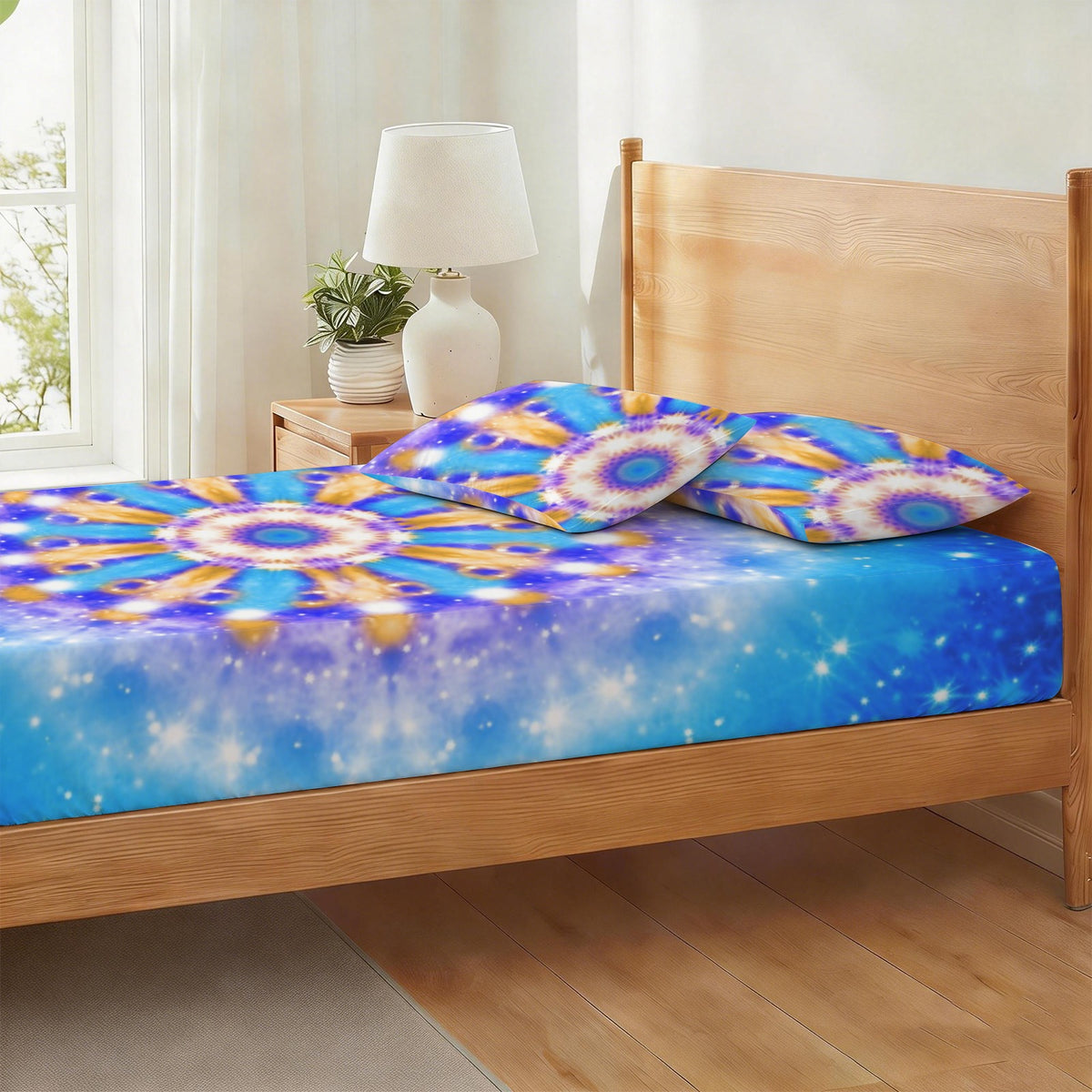 Katerina's Howl's Tomorrow Girl Desires Twin Bedding Set (Fitted Sheet + Pillowcases) | Ships from USA