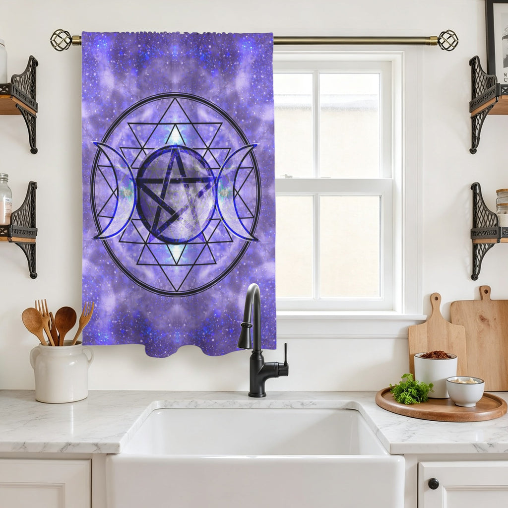Katerina's Triple Goddess Magickal Desires Window Curtain 27.6" x 39.4" ( 1 Piece ) | Ships from USA