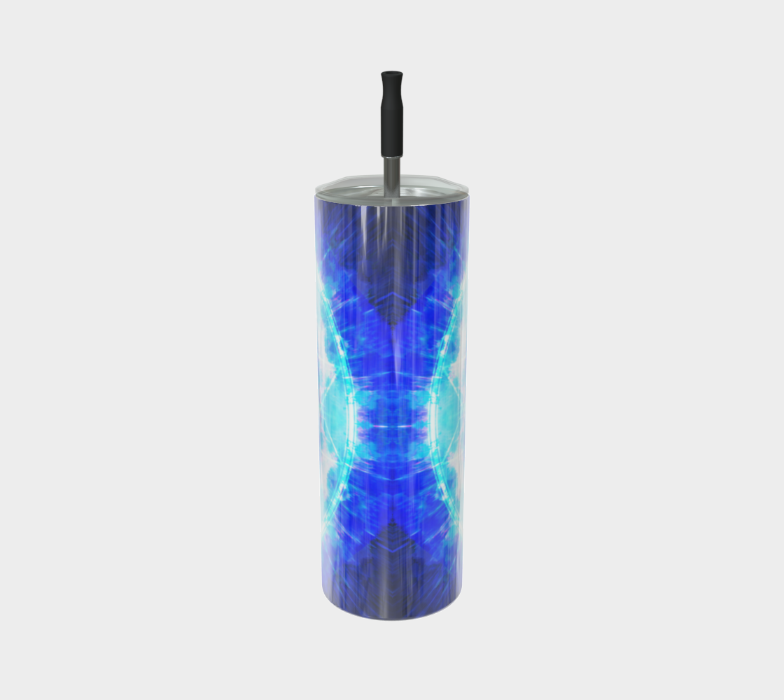 Amen Jin's Blue Sun Fairy Om Meditations Stainless Steel Tumbler