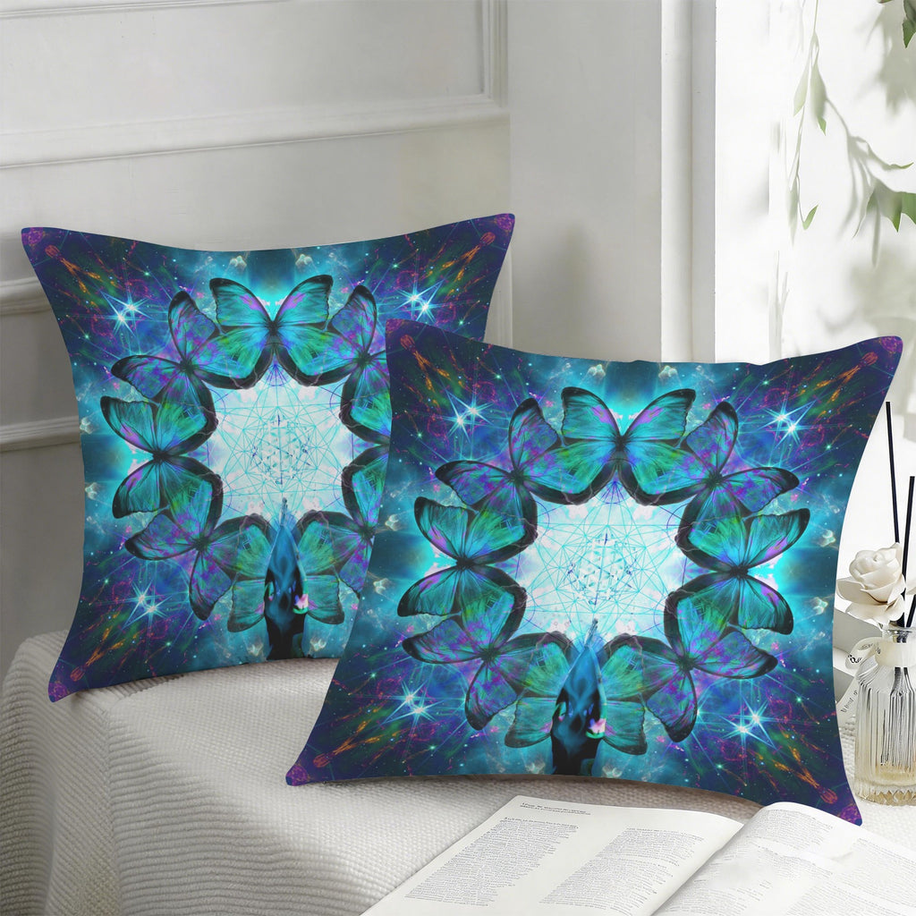 Katerina's Now & Forever Metamorphosis Meditations Custom Pillow Cases 18" x 18" (2-Pack) | Ships from USA