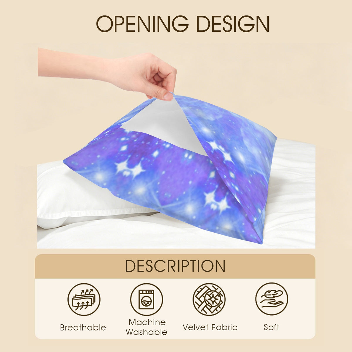 Katerina's Living on a Prayer Desires Pillow Case 36" x 20"  | Ships from USA