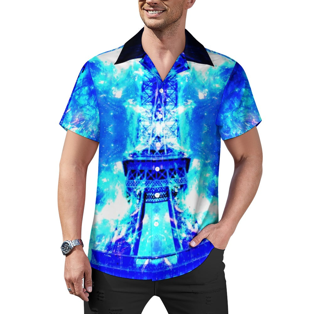 Amen Jin's Desires Parisian Dreams Cuban collar shirt