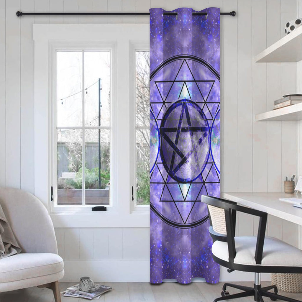 Katerina's Triple Goddess Magickal Desires Grommet Curtain 42" x 84" ( 1 Piece ) | Ships from USA