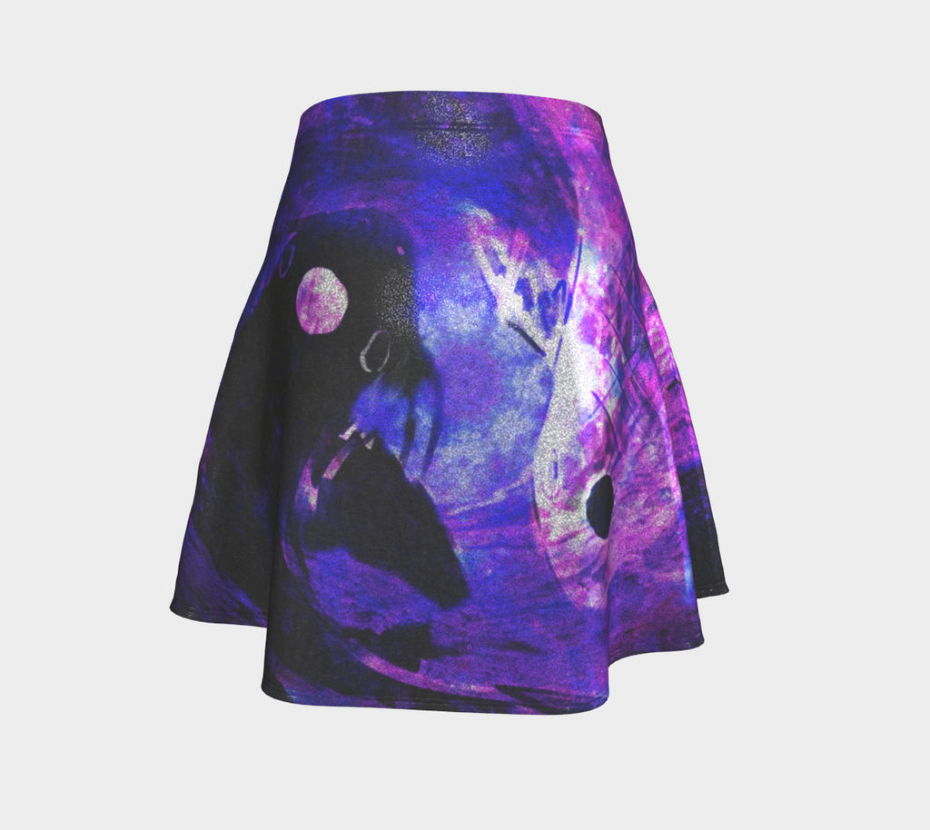 Ajna Desires Koi Dreams Flared Skirt