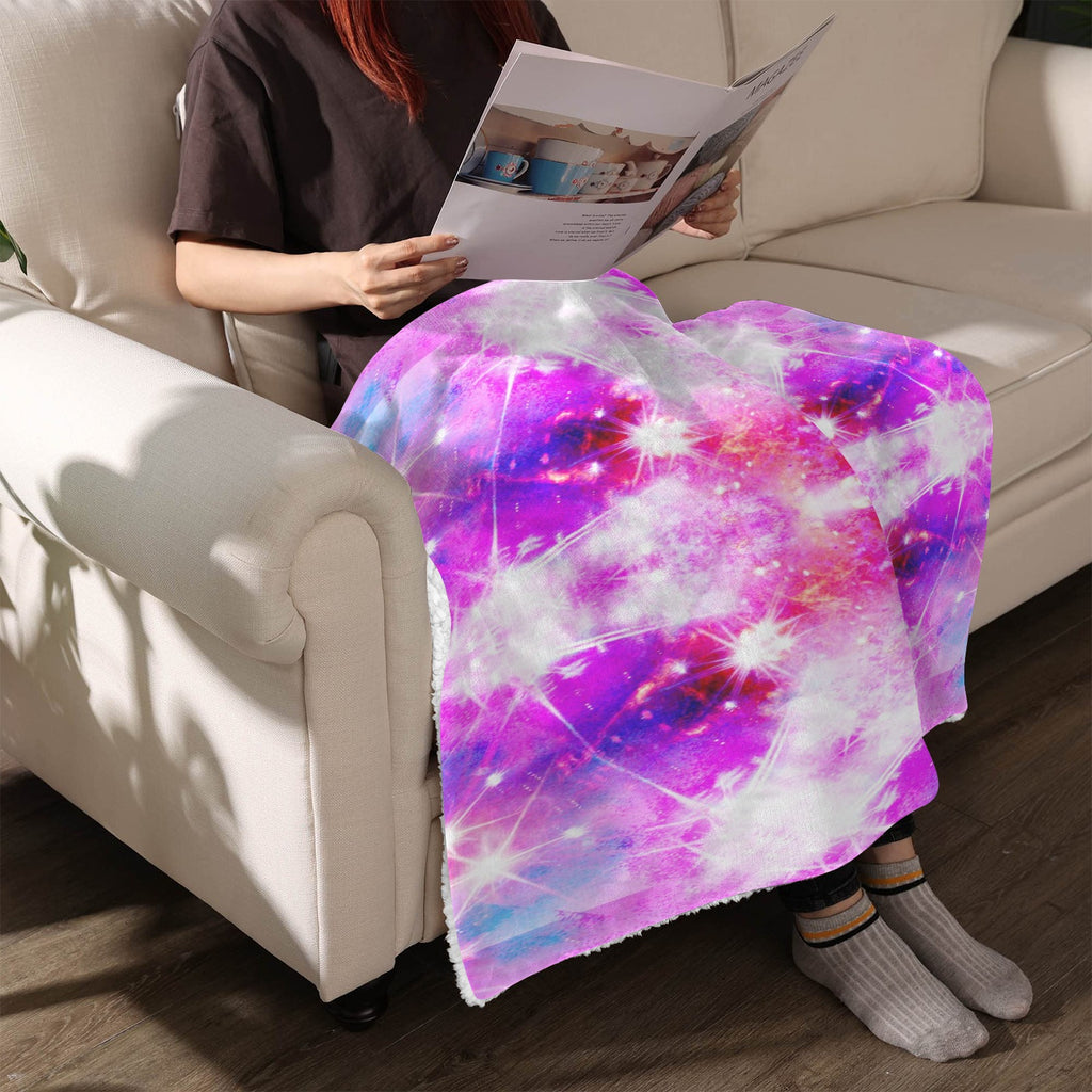 Katerina's Dreams of Angels Desires Sherpa Fleece Blanket 30" x 40" | Ships from USA