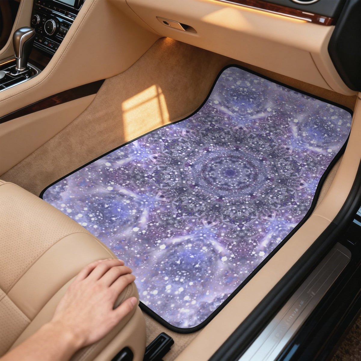 Katerina's Lilac Star Desires 4-Piece Car Floor Mats （Customized Separately）| Ships from USA