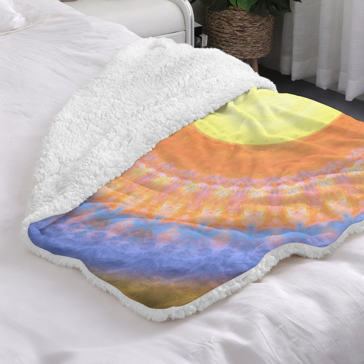 Katerina's Love Will Never Die Desires Sherpa Fleece Blanket 30" x 40" | Ships from USA