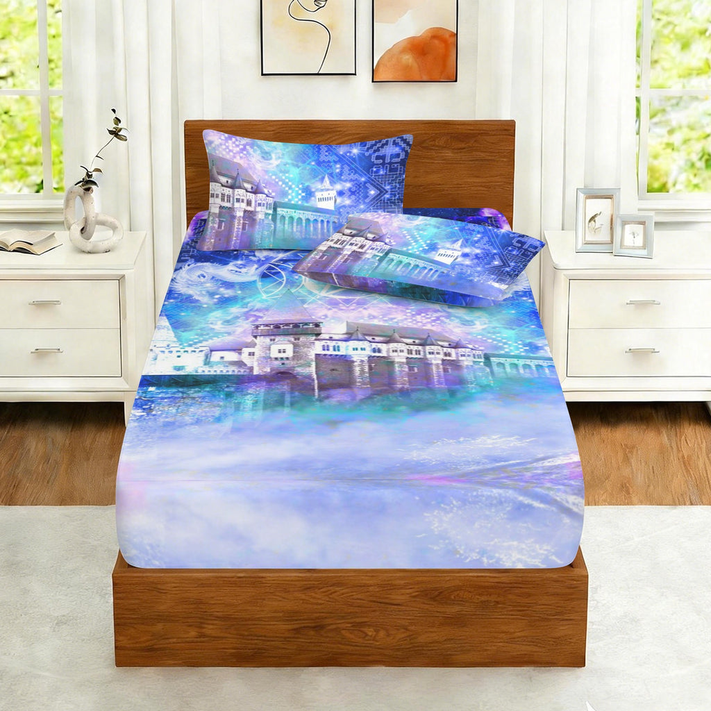 Amen Jin's Katerina's Eros & Psyche Dracularian Meditations Twin Bedding Set (Fitted Sheet + Pillowcases) | Ships from USA