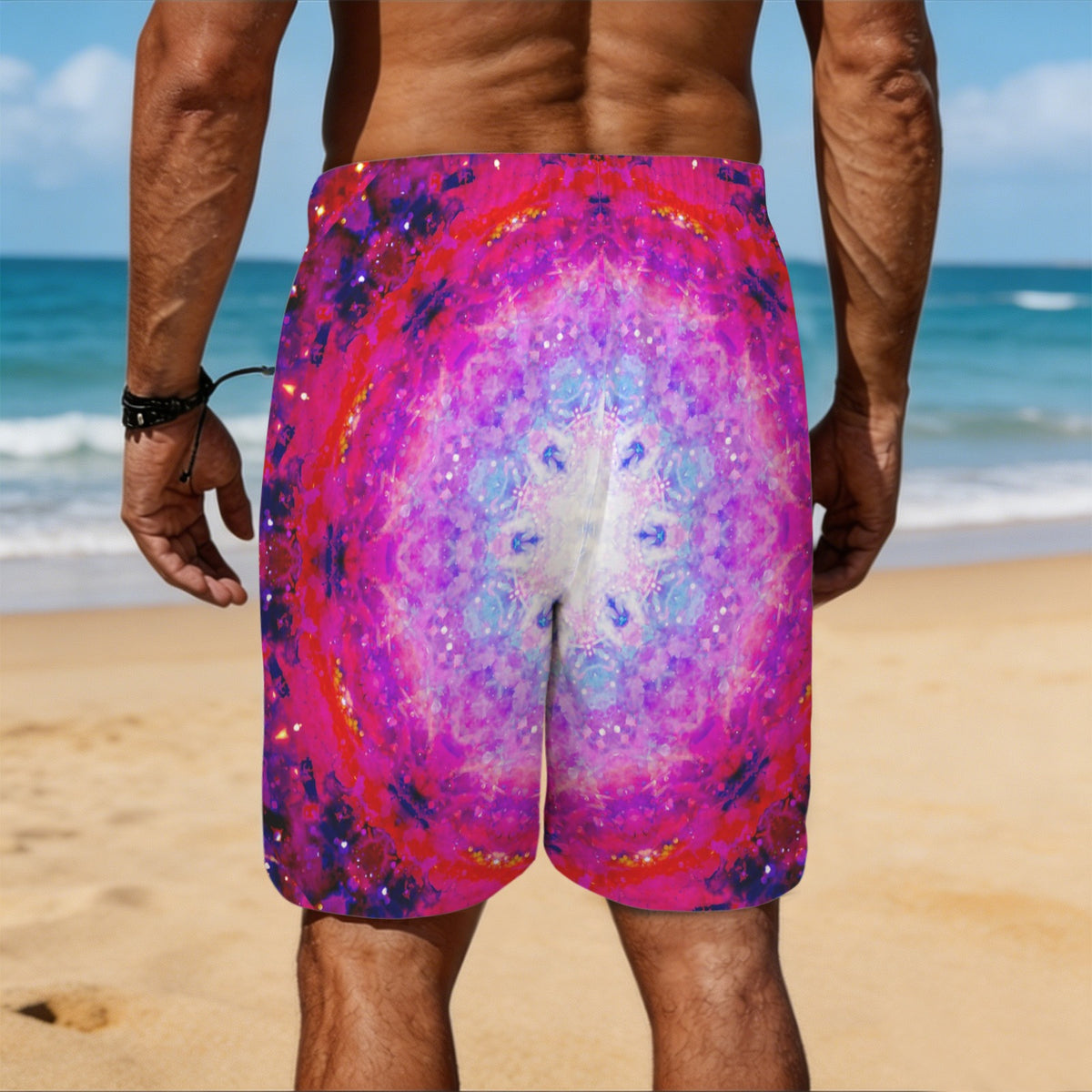 Katerina's Citadel Desires Men's All Over Print Beach Shorts (Sets 26) | Ships from USA