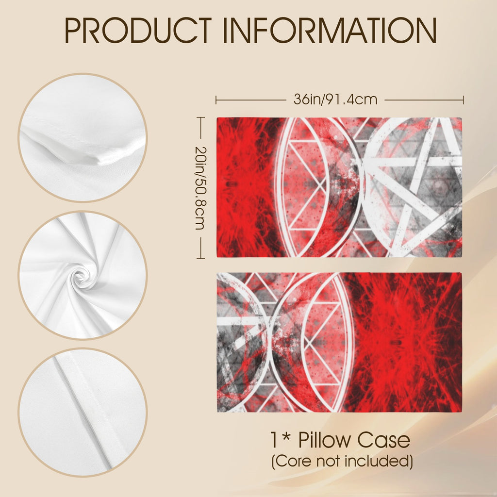 Katerina's Waiting for Hello Triple Goddess Meditations Pillow Case 36" x 20"  | Ships from USA